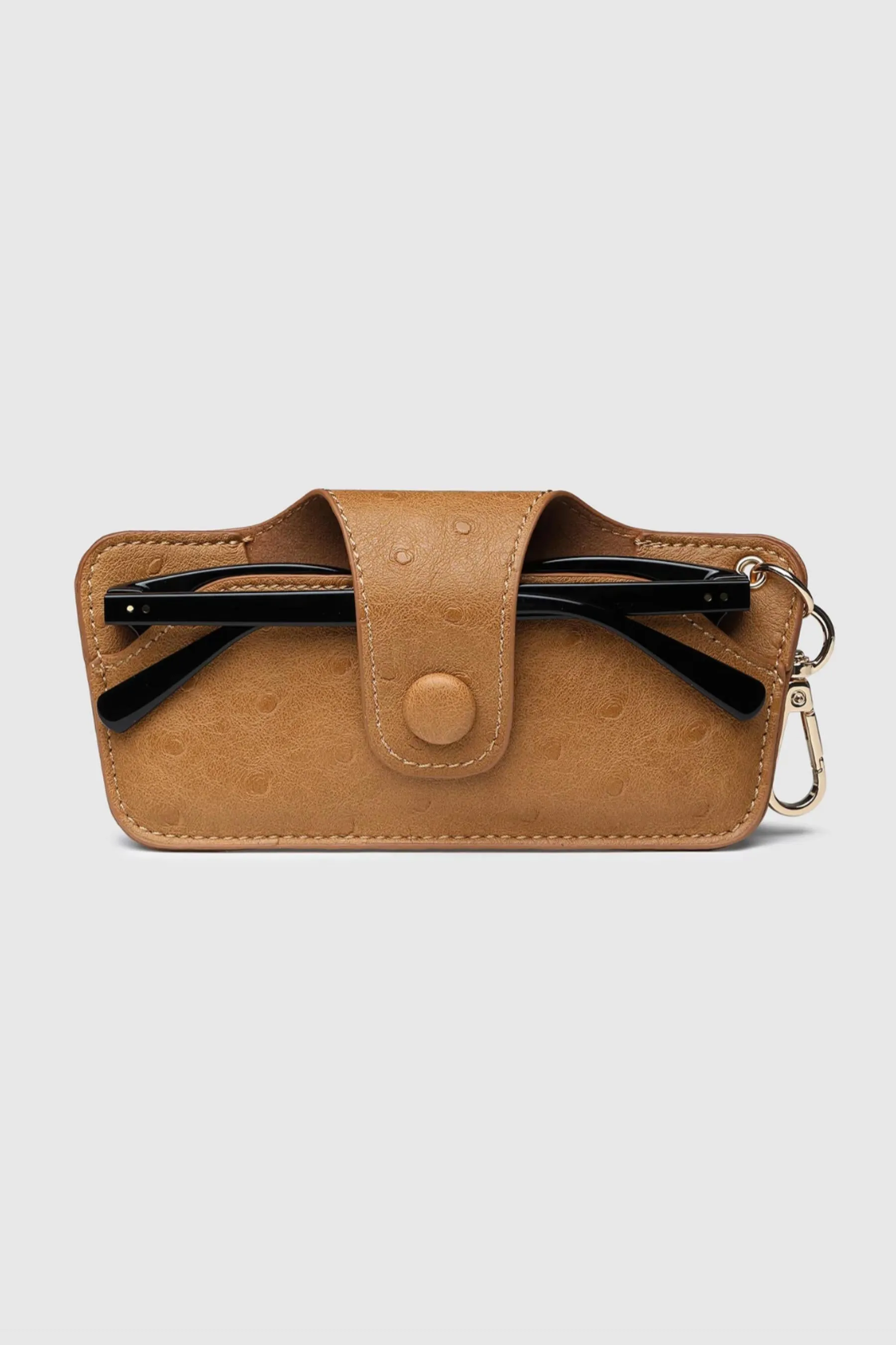Sunglasses Case | Ostrich Nutmeg