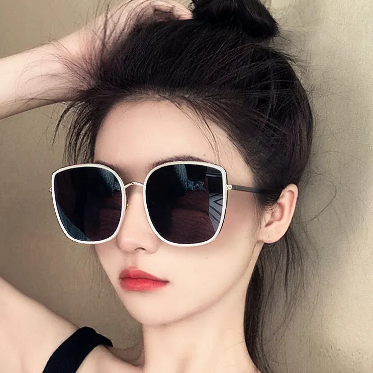 Sunglasses for women 2023 new polarized sunglasses for driving, anti-UV, round face, big face, slimming