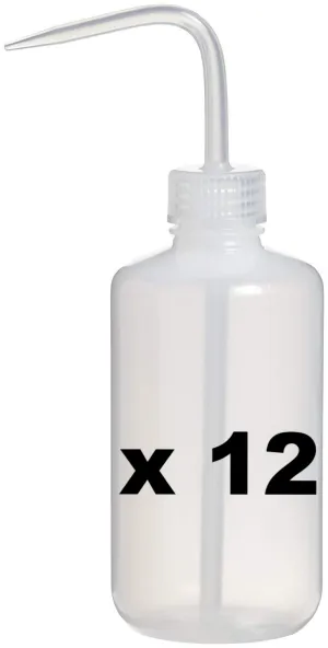 Thinners Solvent Squirter Spray Maintence Gun Cleaning Bottle 1L x 12