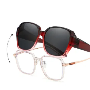 TR Douyin polarized same style myopia set of glasses for women driving high-end driving glasses sunglasses driver sunglass