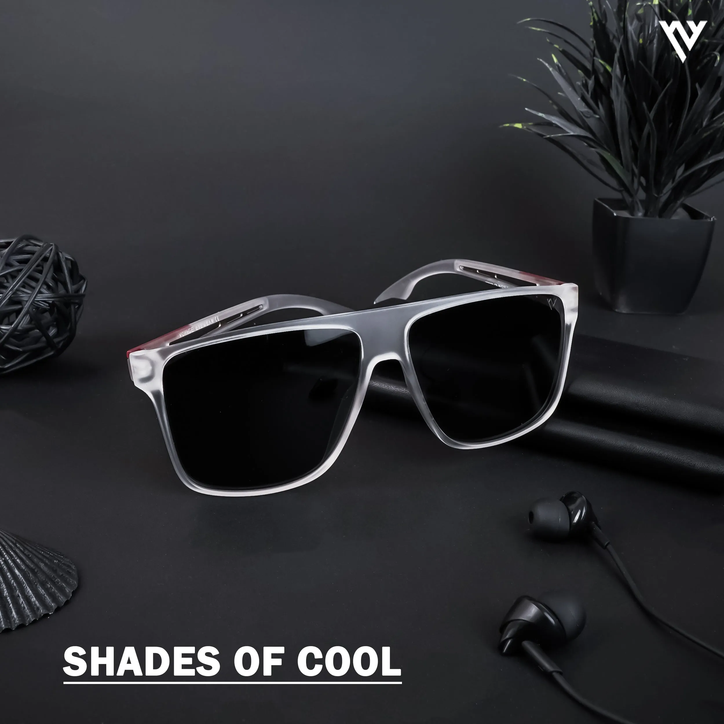 Transparent Polarized Wayfarer Sunglasses - PMG4309