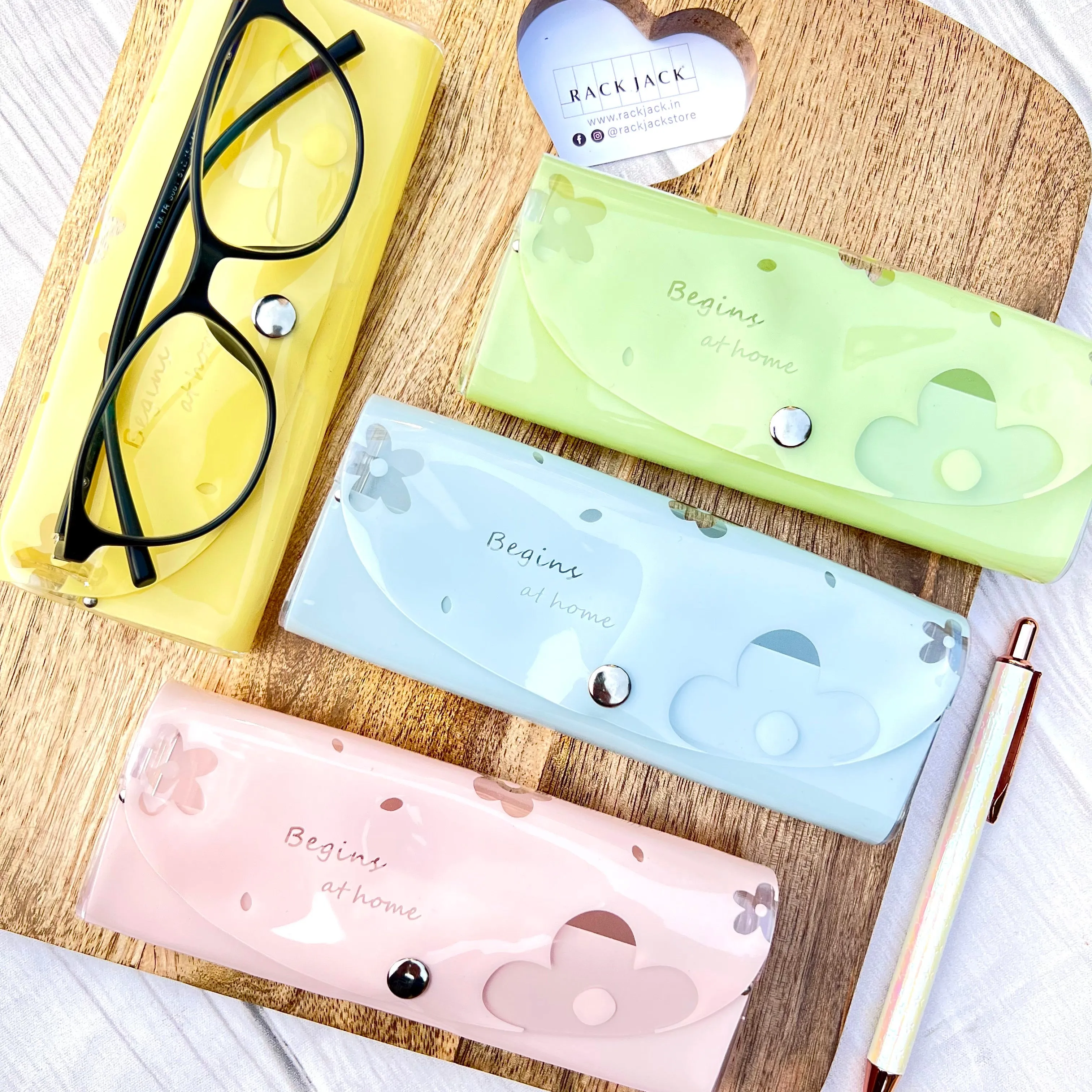 Travel Sunglass Case - Flower