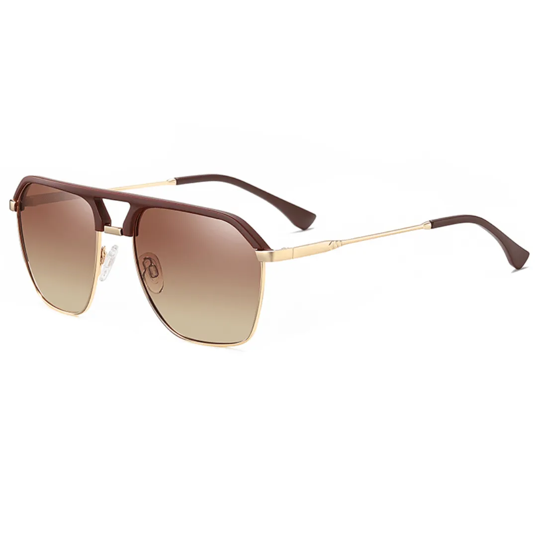 Unisex Polarized Metal Aviator Sunglasses Nebula