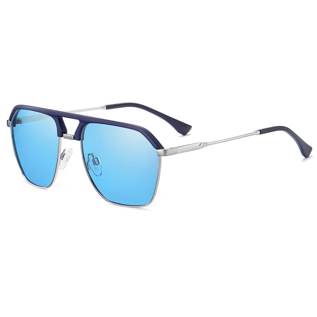 Unisex Polarized Metal Aviator Sunglasses Nebula