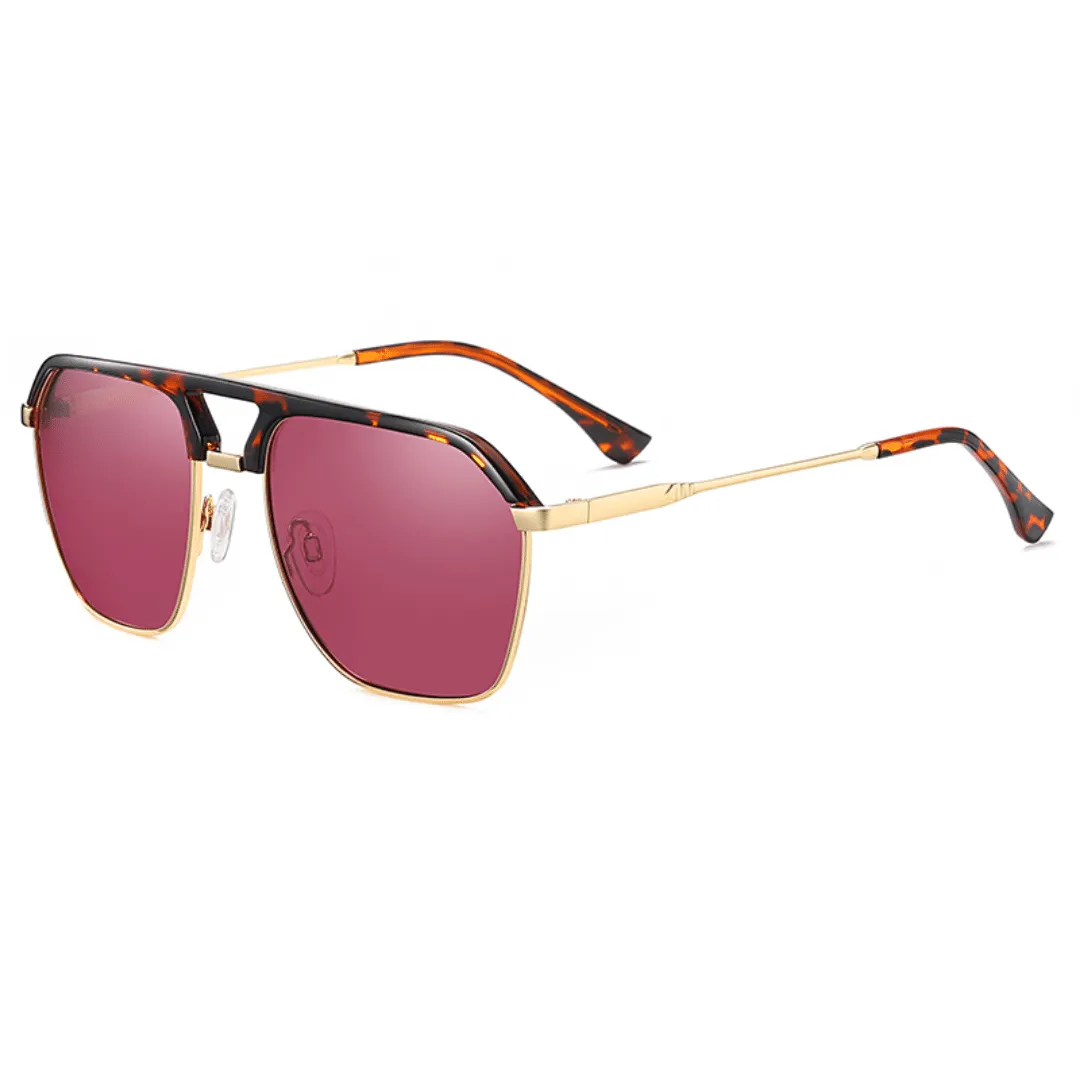 Unisex Polarized Metal Aviator Sunglasses Nebula