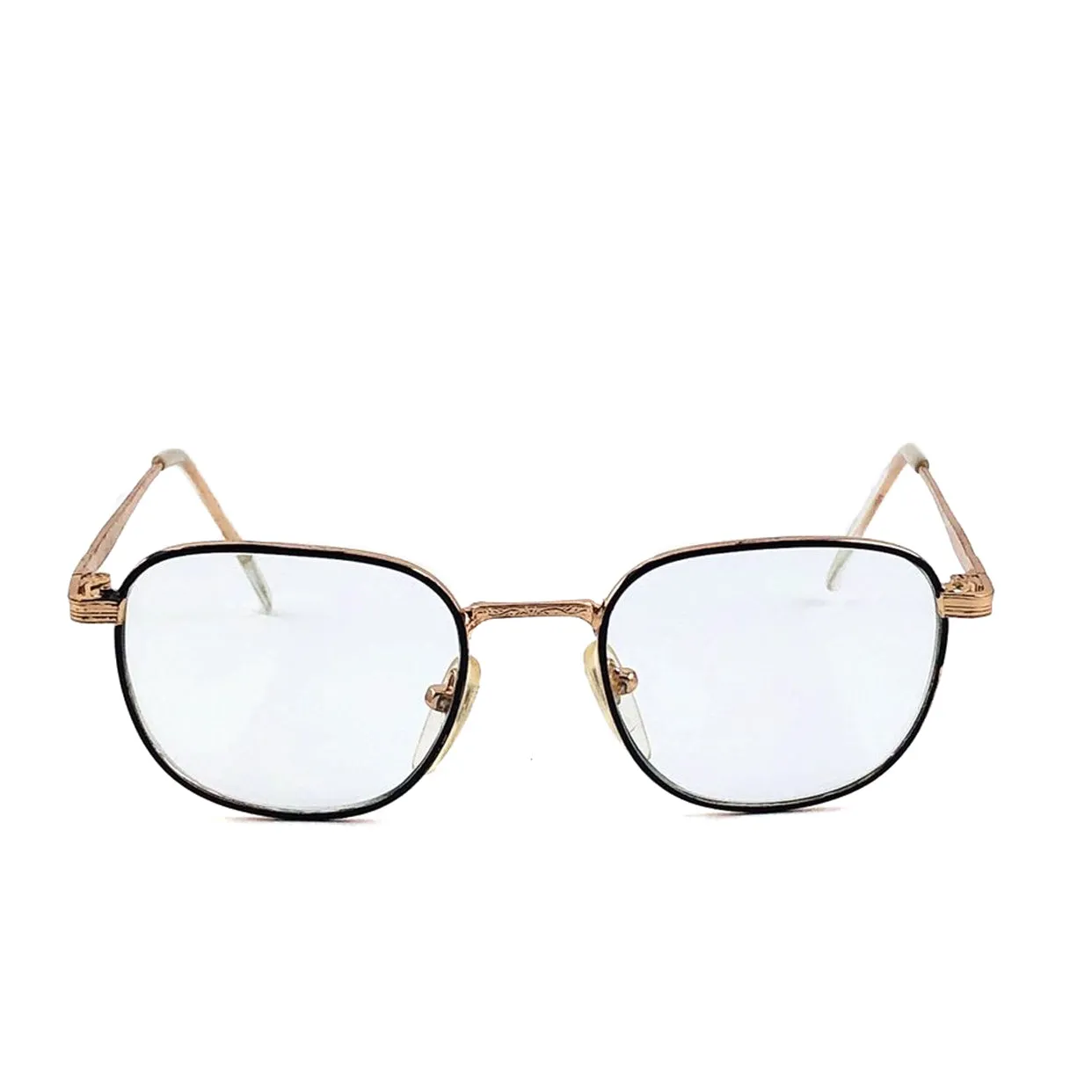 Vintage Small Sized 90s Clear Metal Framed Specs - Clear