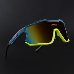 Voyage Select Drift Sunglasses (Multicolor Lens | Blue & Yellow Frame - SLMG6314)