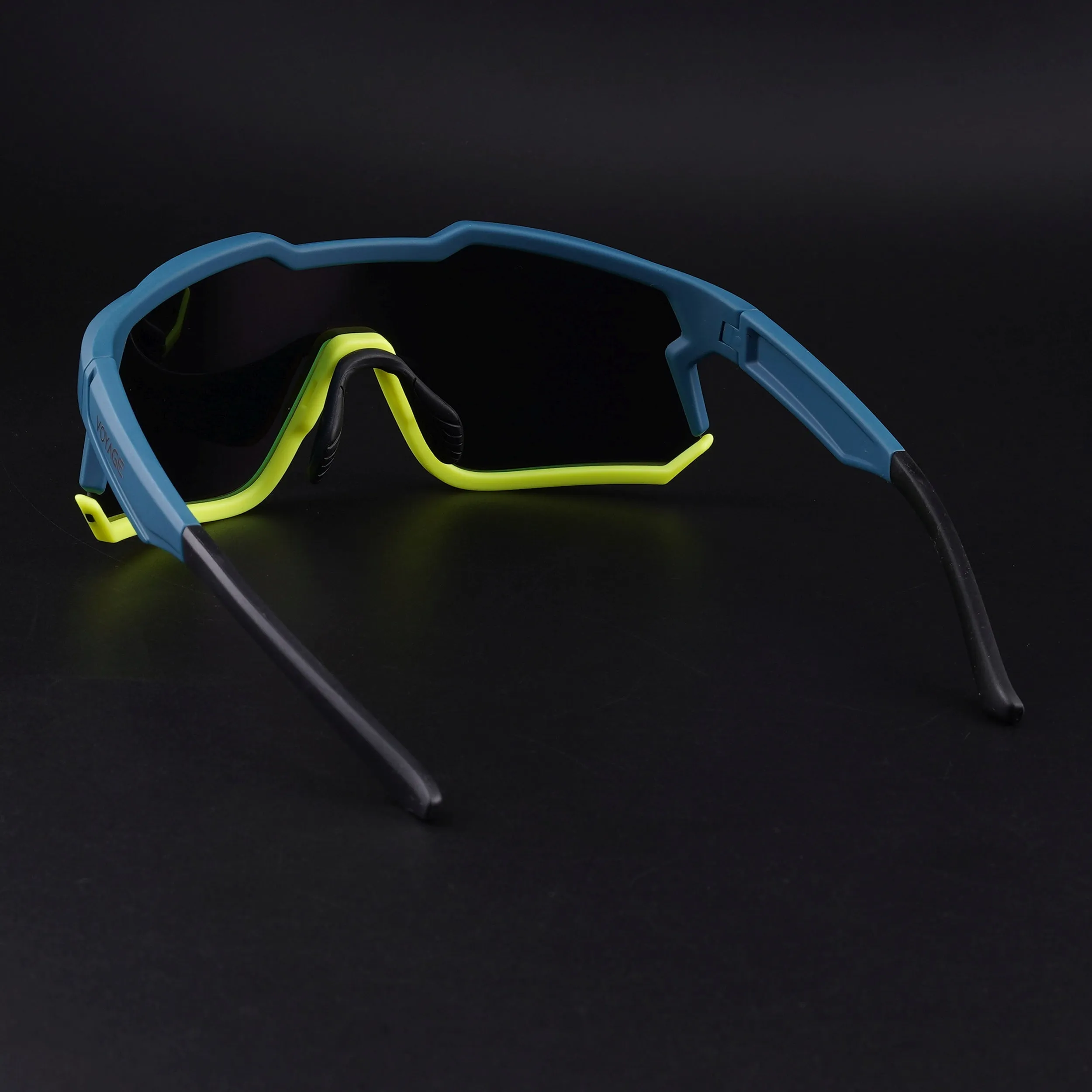Voyage Select Drift Sunglasses (Multicolor Lens | Blue & Yellow Frame - SLMG6314)