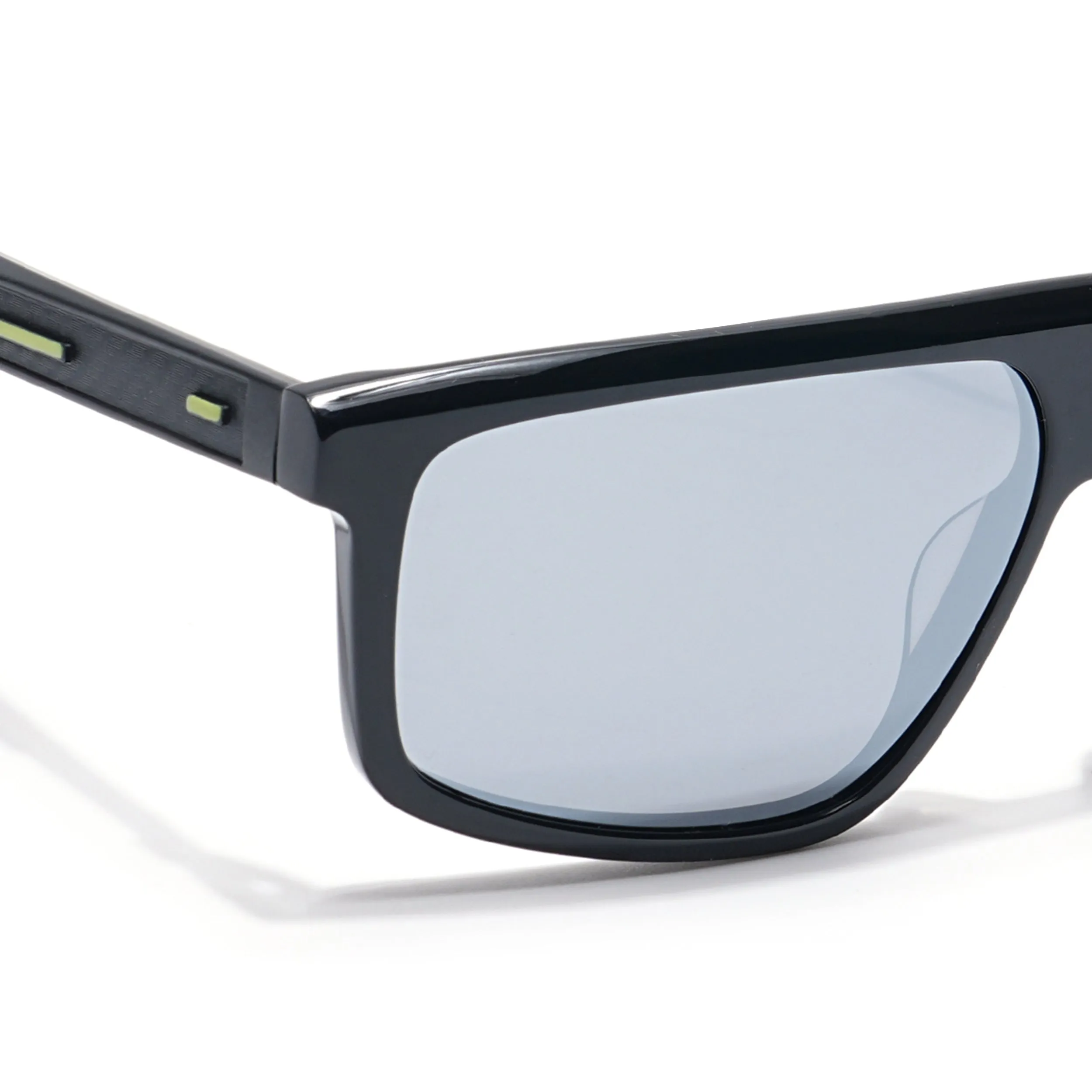 Voyage Select Rectangle Sunglasses (Grey Lens | Black Frame - SLPMG6200)
