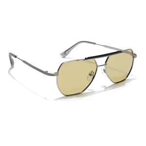 Voyage Select Wayfarer Sunglasses (Green Lens | Silver Frame - SLPMG6290)