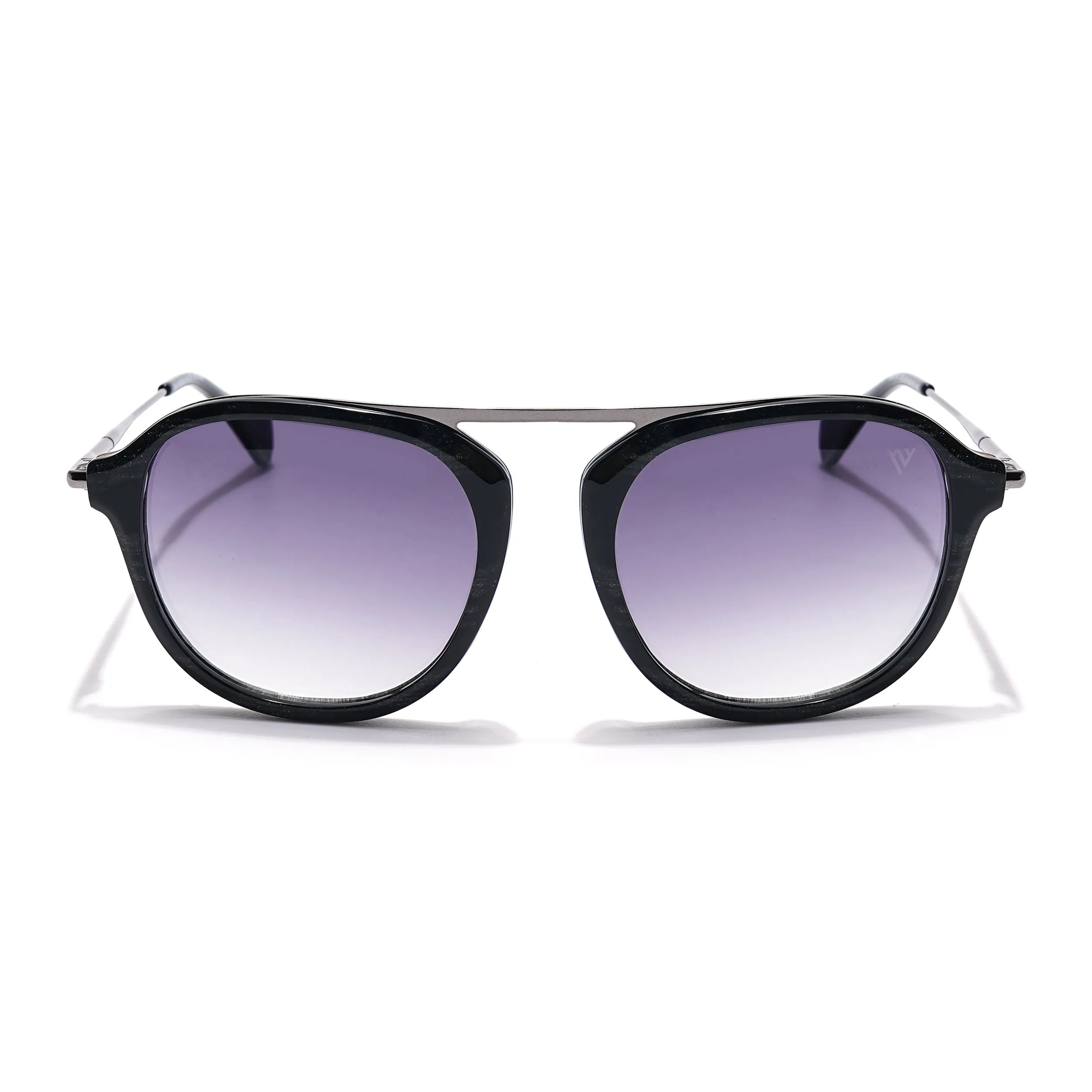 Voyage Select Wayfarer Sunglasses (Grey & Clear Lens | Black Frame - SLMG6114)