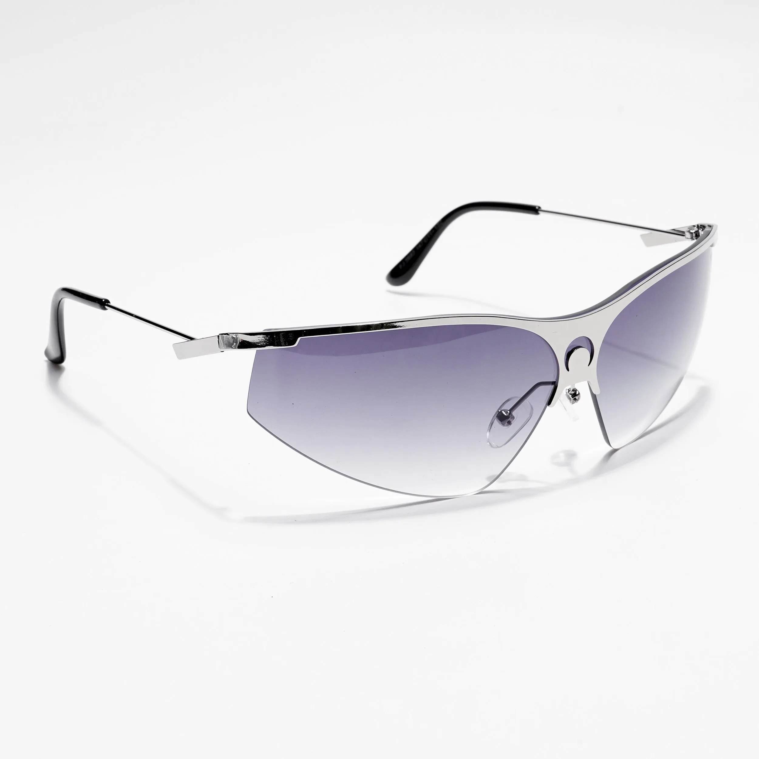 Warp | Grey & Clear Wrap-Around Sunglasses (3563MG4218)