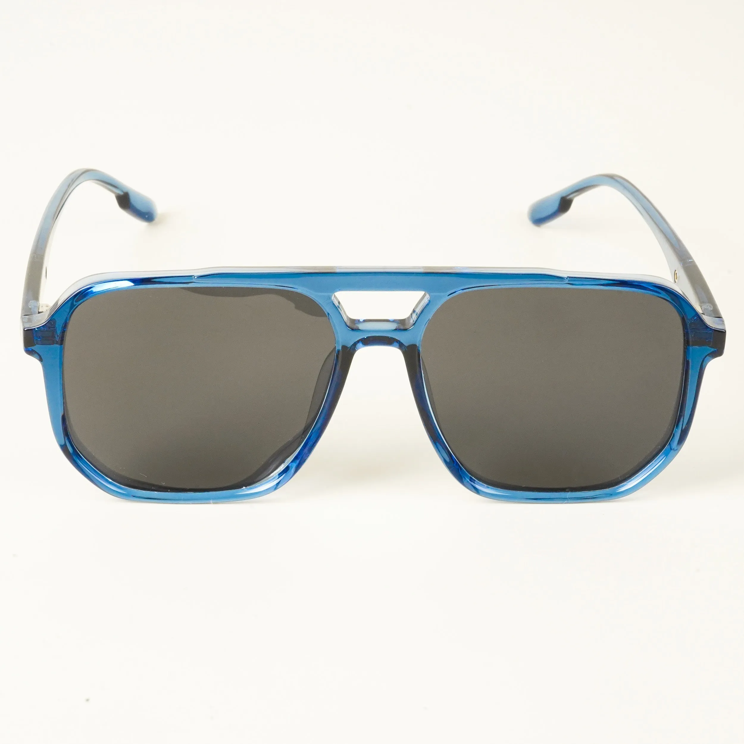 Wayfarer Polarized Sunglasses (Black Lens | Blue Frame - PMG4999)