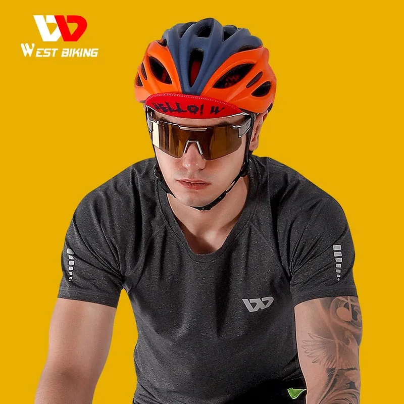 West Biking Unisex Semi Rim Tr 90 Polarized Sport Sunglasses
